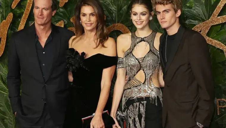 Rande Gerber, Kaia Gerber, Cindy Crawford i Presley Gerber