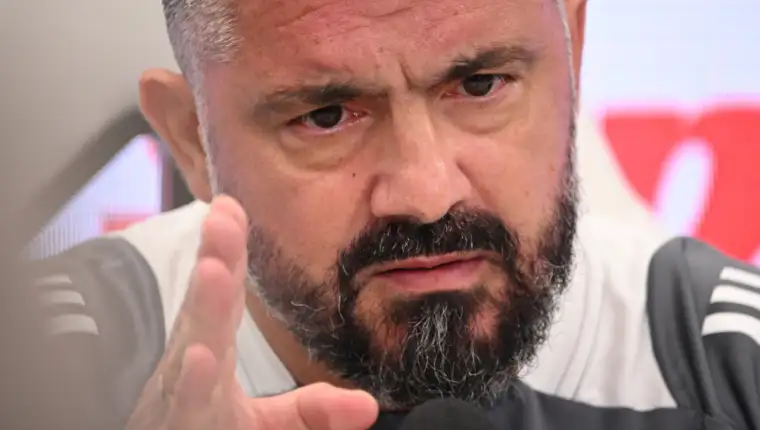 Split, 27.09.2024 - Nogomet: Konferencija za medije trenera Hajduka Gennara Gattusa
