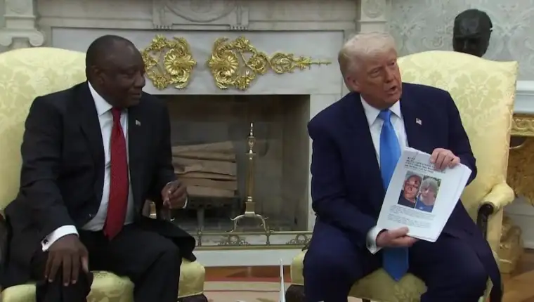 trump i ramaphosa