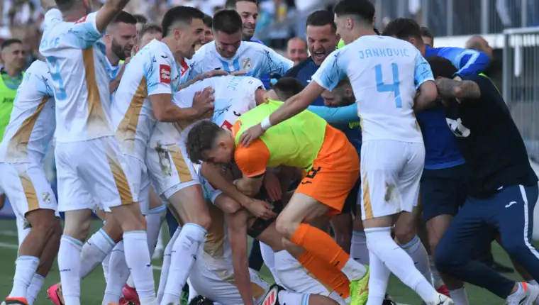 Rijeka, 25.05.2025 - Nogomet: Rijeka - Slaven Belupo, utakmica 36. kola SuperSport HNL-a