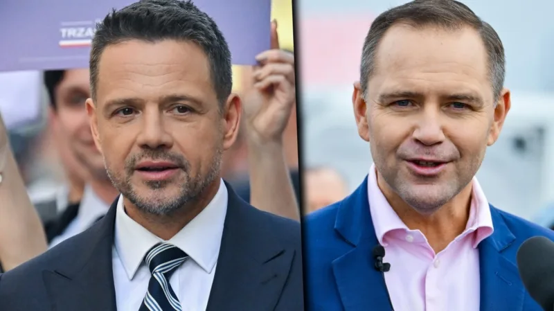 Rafal Trzaskowski i Karol Nawrocki