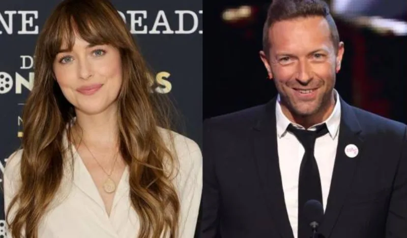 Dakota Johnson i Chris Martin