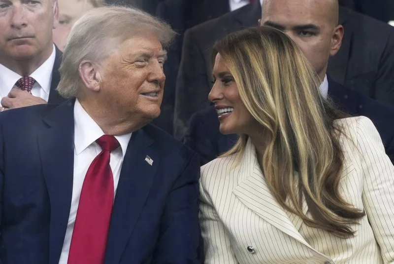 donald i melania trump