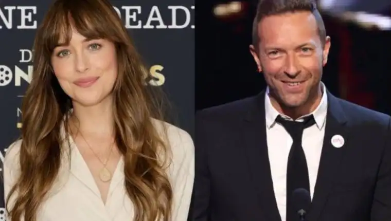 Dakota Johnson i Chris Martin