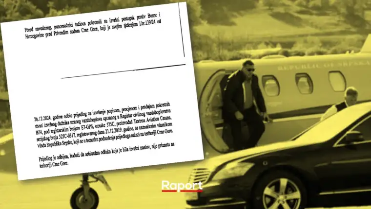 dodik cesna crna gora avion