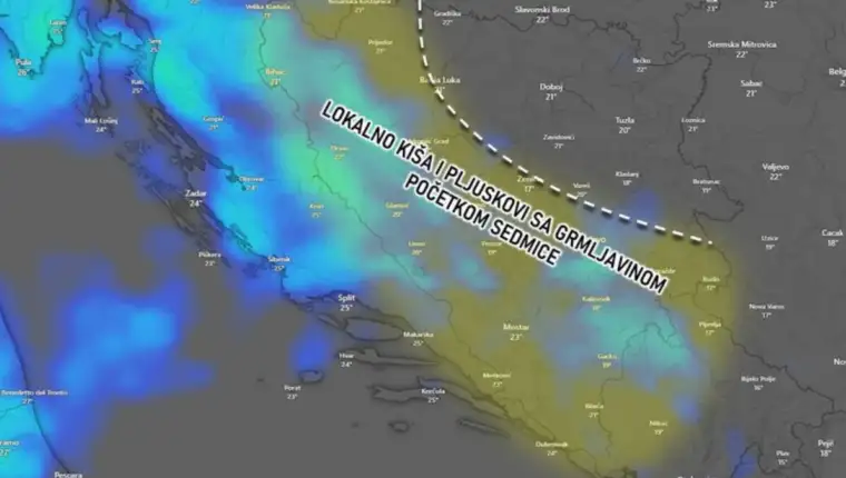 vremenska prognoza bhmeteo