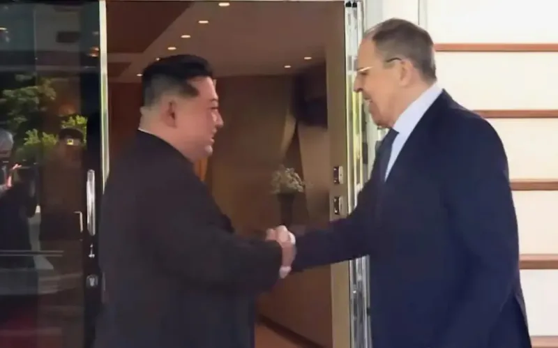 kim jong un i sergej lavrov