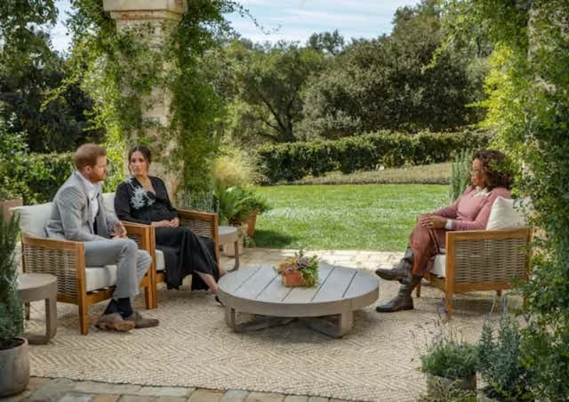 prince harry, meghan markle i oprah