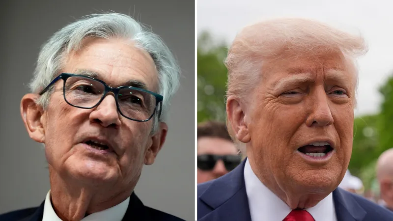 donald trump i jerome powell