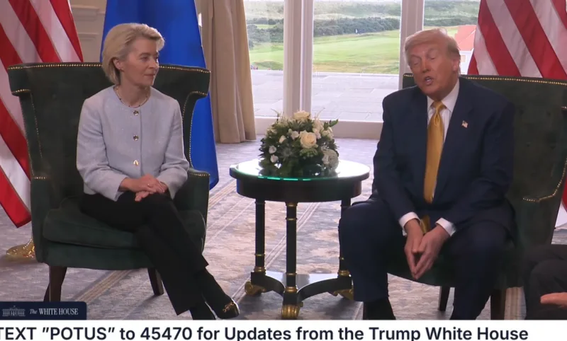 von der layen trump