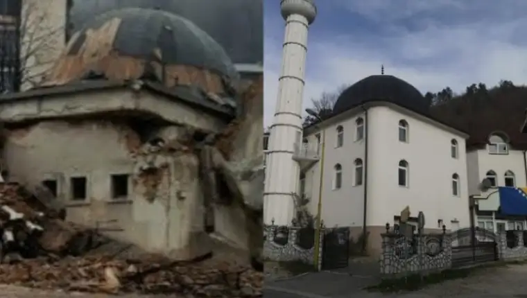 Na fotografiji minirama Carsijska džamija 95. i obnovljena 2011.
