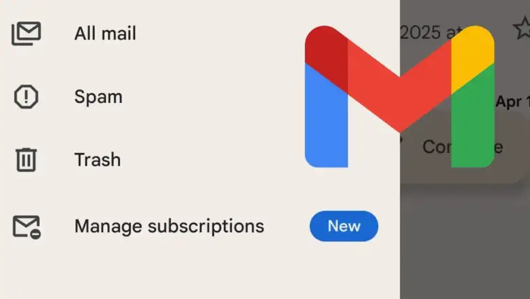 gmail manage subscription nova funkcija