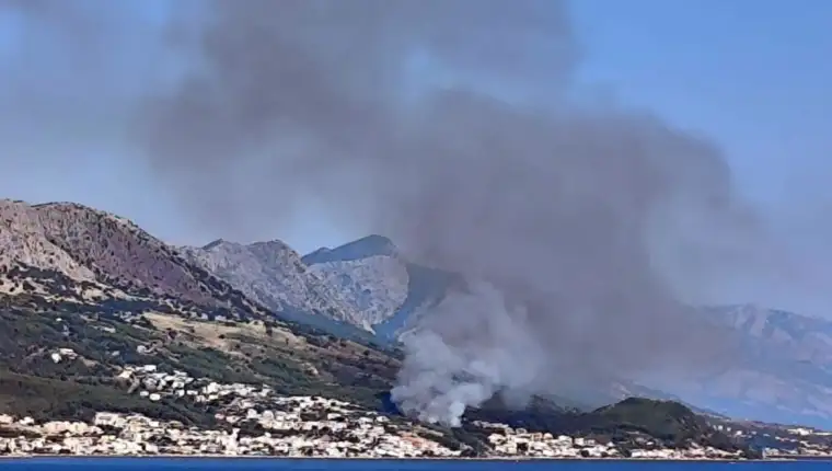 požar podstrana hrvatska