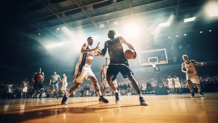 basketball-players-court-with-lights-them