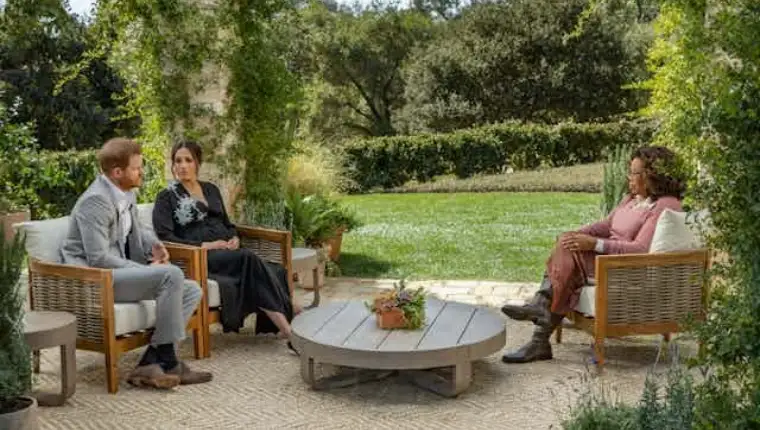 prince harry, meghan markle i oprah