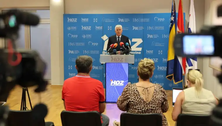 Čović: Izborni zakon trebaju promijeniti oni koji su najbrojniji narod u BiH