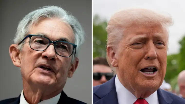 donald trump i jerome powell