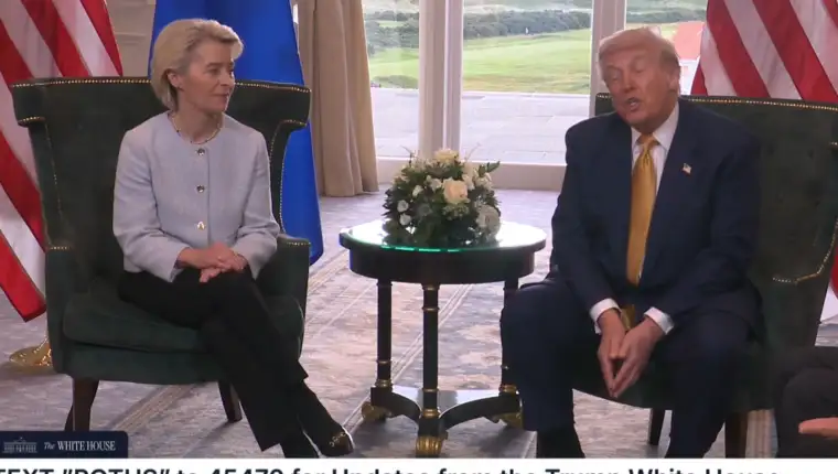 von der layen trump