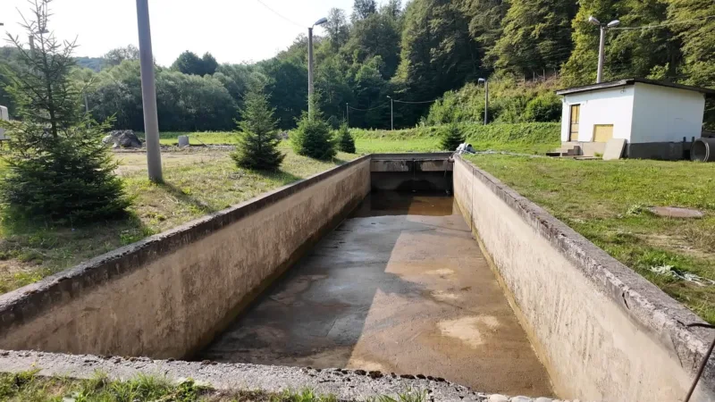 Vodozahvat u Zelenom Jadru iz kojeg se snadbjeva Srebrenica