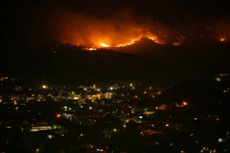 Crna Gora: Požar u blizini Podgorice