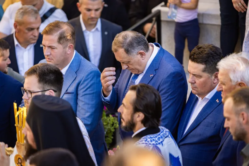 Čapljina: Milorad Dodik prisustvovao bogosluženju uoči praznika Svetih prebilovačkih i ostalih hercegovačkih mučenika
