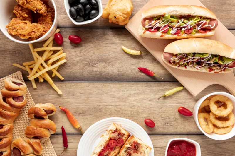 fast food freepik