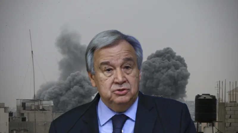 guterres - gaza