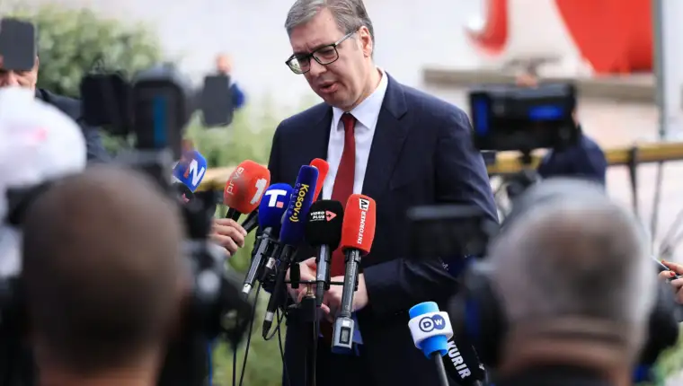 European Political Community (EPC) summit, in Tirana on, Albania on May 16, 2025.