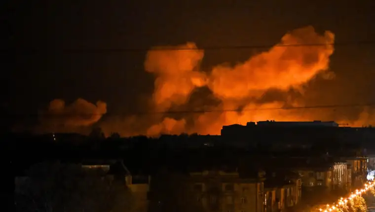 Zaporije pod napadom ruskih dronova
