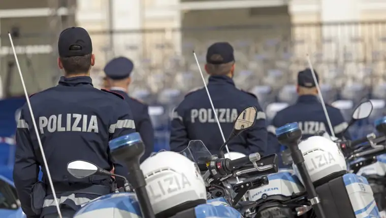 riders of the Italian police
