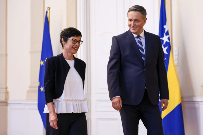 Sarajevo: Denis Bećirović razgovarao je s komesarkom za proširenje EU Martom Kos