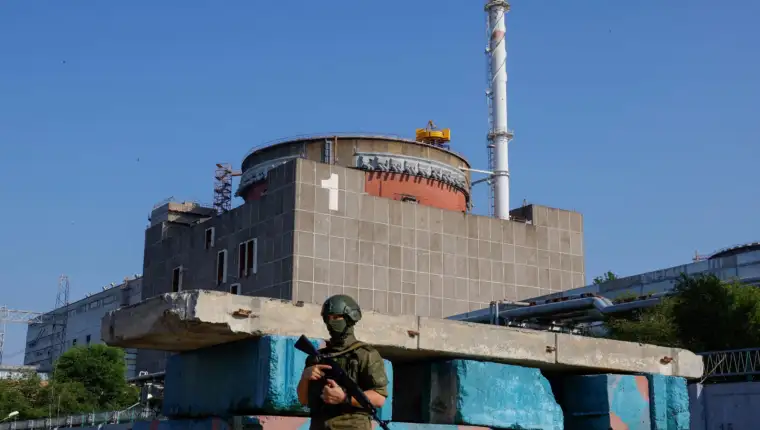 FILE PHOTO: IAEA expert mission visits Zaporizhzhia Nuclear Power Plant