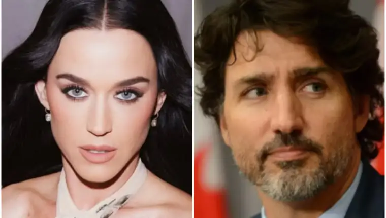 katy perry Justin Trudeau