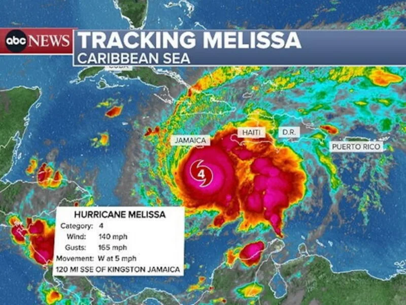 Uragan melissa juri prema jamajci kao oluja 4 kategorije trackingmelissa 68ff249546d48