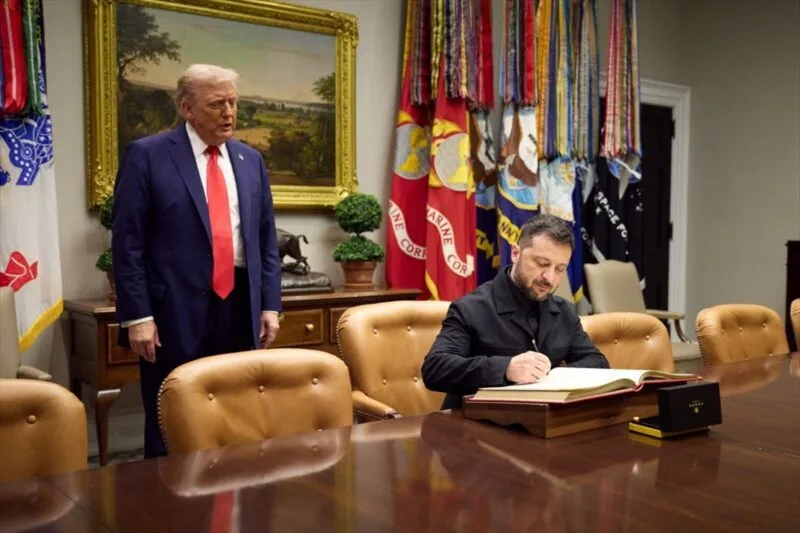 AA 20250819 38865211 38865209 UKRAJINSKI PREDSJEDNIK ZELENSKI SASTAO SE S AMERICKIM PREDSJEDNIKOM TRUMPOM U WASHINGTONU