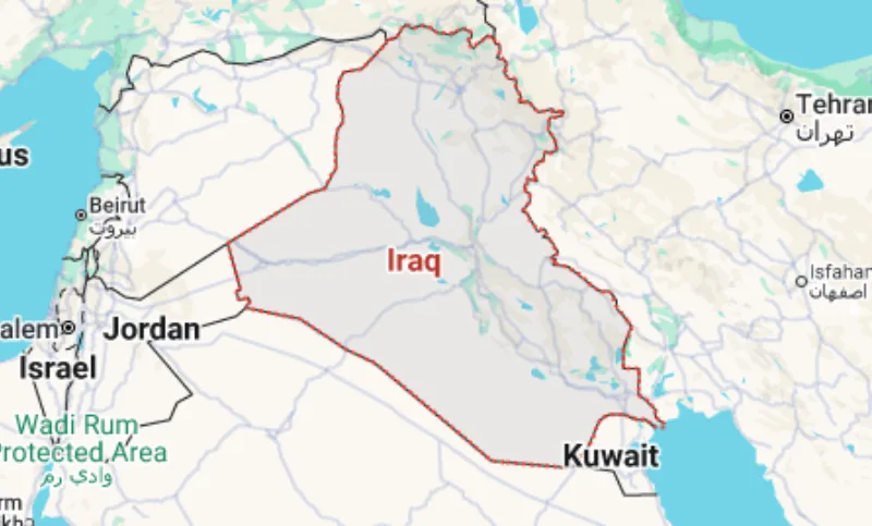 irak mapa