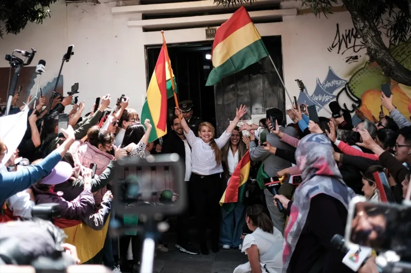 AA 20251106 39637271 39637267 BIVSA BOLIVIJSKA PREDSJEDNICA ANEZ PUSTENA IZ ZATVORA NAKON SKORO 5 GODINA