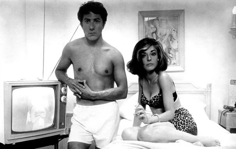 Dustin hoffman ann bancroft the graduate