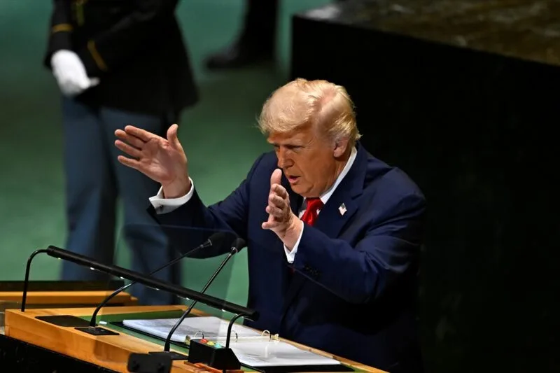 AA 20250923 39204639 39204627 AMERICKI PREDSJEDNIK DONALD TRUMP NA 80 ZASJEDANJU GSUNA