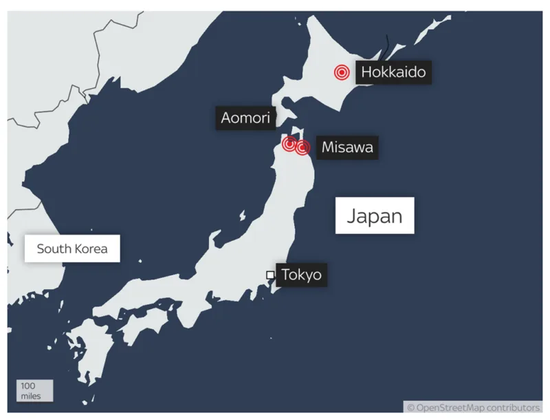 Zemljotres japan