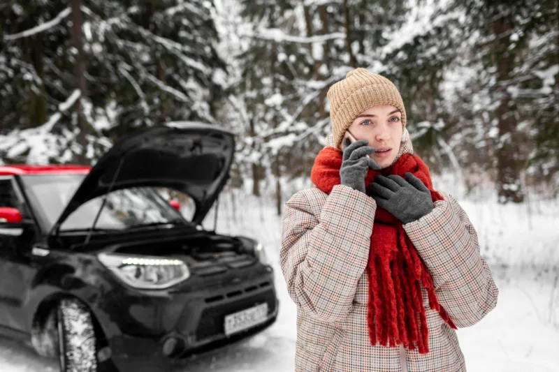 Auto zima freepik