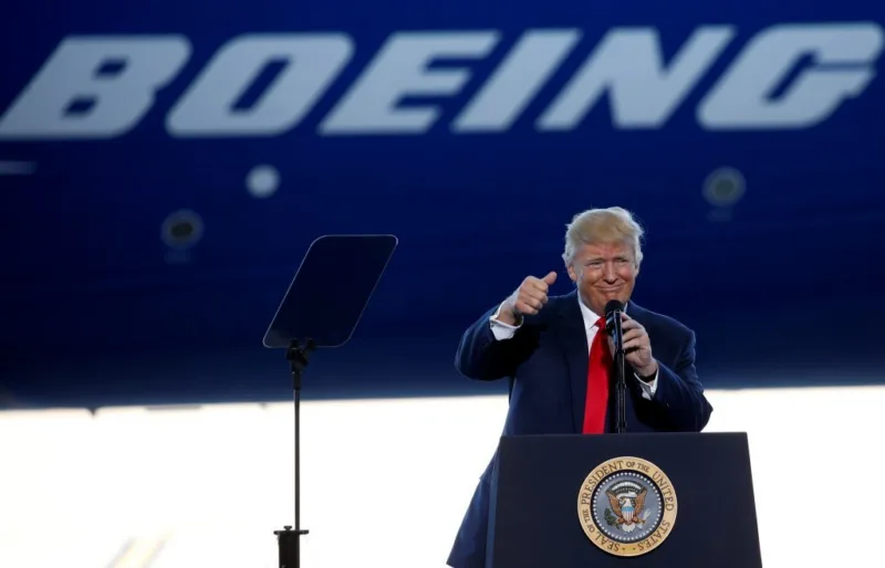 Boeing trump