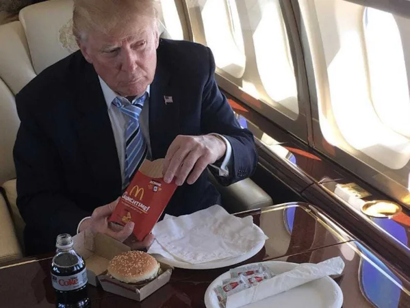Trump mcdonalds
