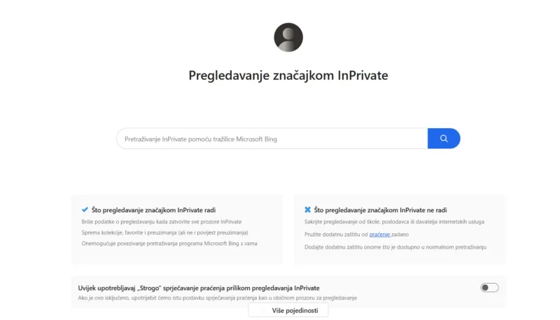 Incognito mode
