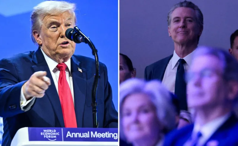 Trump newsom