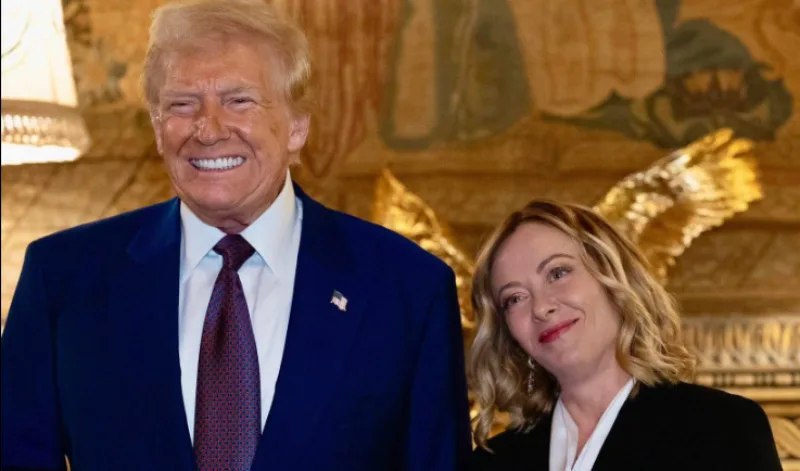 Donald trump giorgia meloni fb
