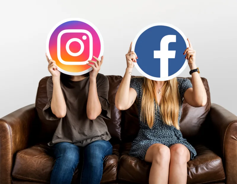 Instagram facebook freepik