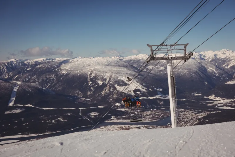 Ski lift freepik