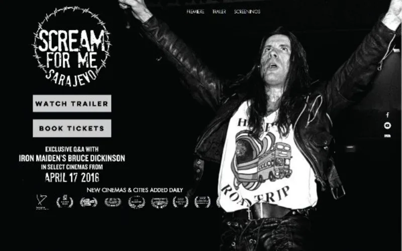 News brucedickinson screamformesarajevo