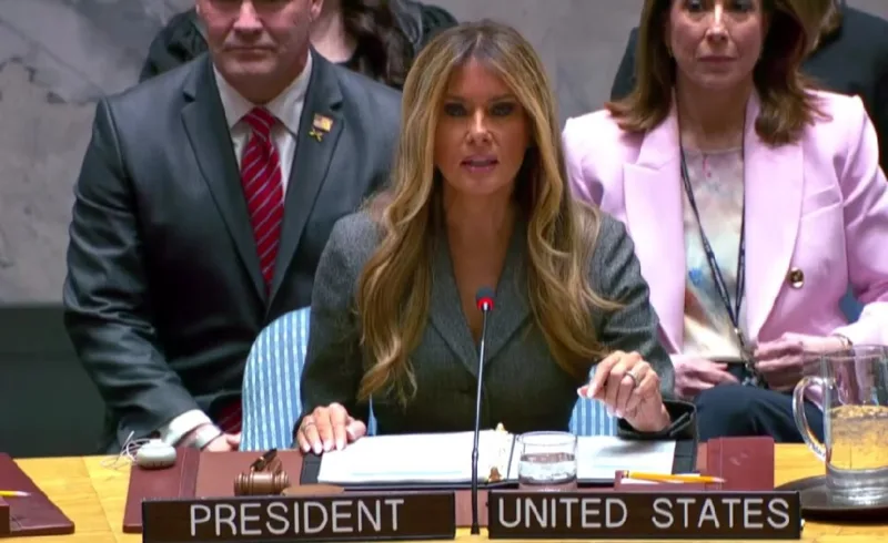 Melania trump un